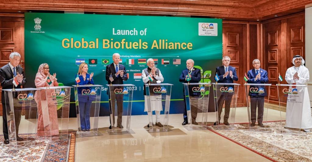 G20: Brasil, EUA e Índia lançam Aliança Global de Biocombustíveis