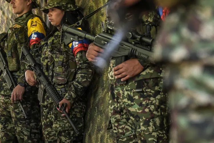 As Farc encerrou suas operações de guerrilha, mas alguns dissidentes ainda se opõem ao governo colombiano (Joaquin Sarmiento/Getty Images)