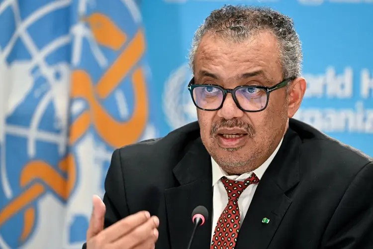 Tedros Adhanom: diretor-geral da Organização Mundial da Saúde ( FABRICE COFFRINI/AFP/Getty Images)