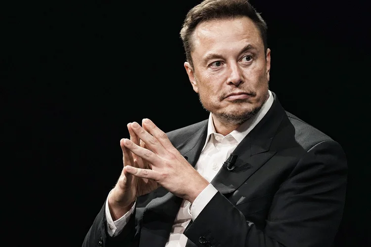 Elon Musk é alertado por causa de loteria eleitoral nos EUA (Nathan Laine/Bloomberg/Getty Images)