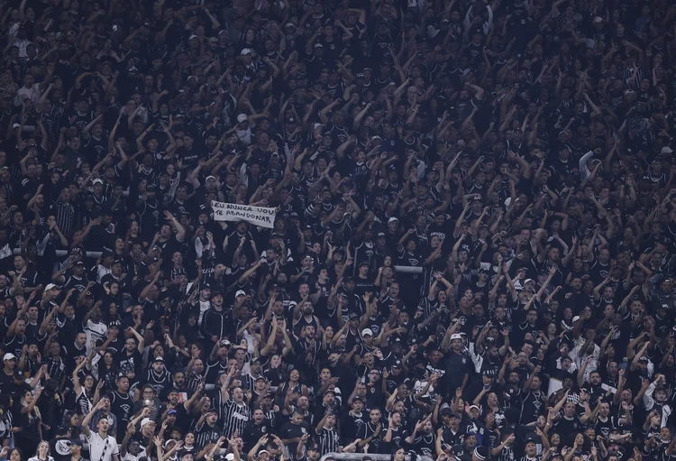 Corinthians: torcedores corintianos têm mantido boa média mesmo após início ruim da equipe de Parque São Jorge na competição estadual (Alexandre Schneider/Getty Images)