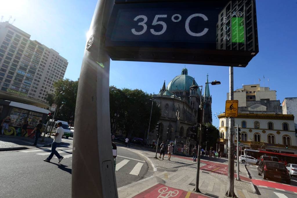 SP: pode ser a maior temperatura desde 1943 ( Cris Faga/NurPhoto/Getty Images)