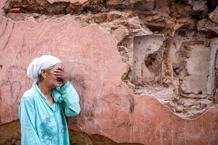 Souk de Marrakech: ao menos outras 150 pessoas estão hospitalizadas (FADEL SENNA/AFP/Getty Images)