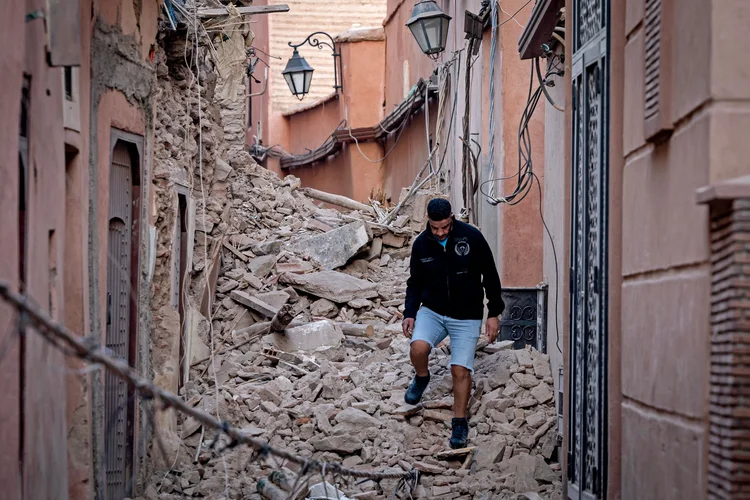 Terremoto no Marrocos: mais de 2 mil pessoas morreram - um número que deve aumentar (FADEL SENNA/AFP/Getty Images)