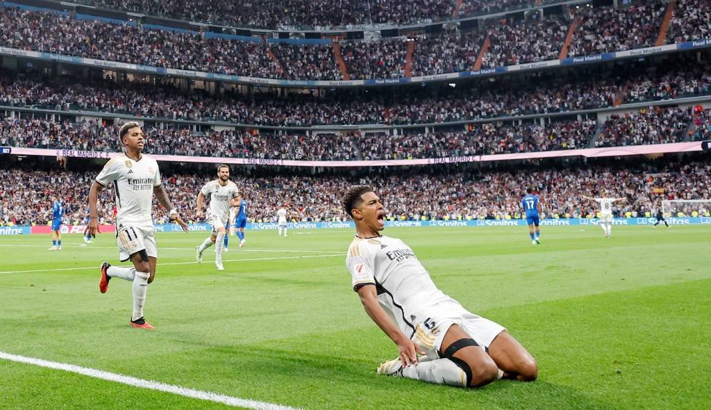 Real Madrid: Com 100% de aproveitamento, o Real Madrid entra em campo buscando manter a boa fas (Helios de la Rubia/Getty Images)