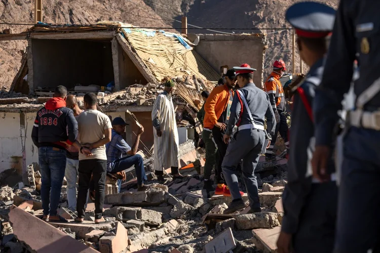 Além das perdas humanas e materiais, o terremoto também afetou o patrimônio arquitetônico do país (FADEL SENNA/AFP/Getty Images)