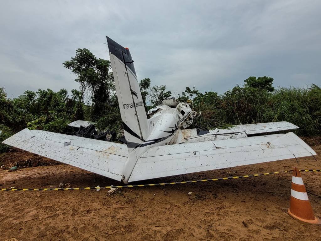 O desastre deixou 14 mortos: piloto, copiloto e 12 passageiros, todos turistas que iriam praticar pesca esportiva (WELLINGTON MELO/Getty Images)