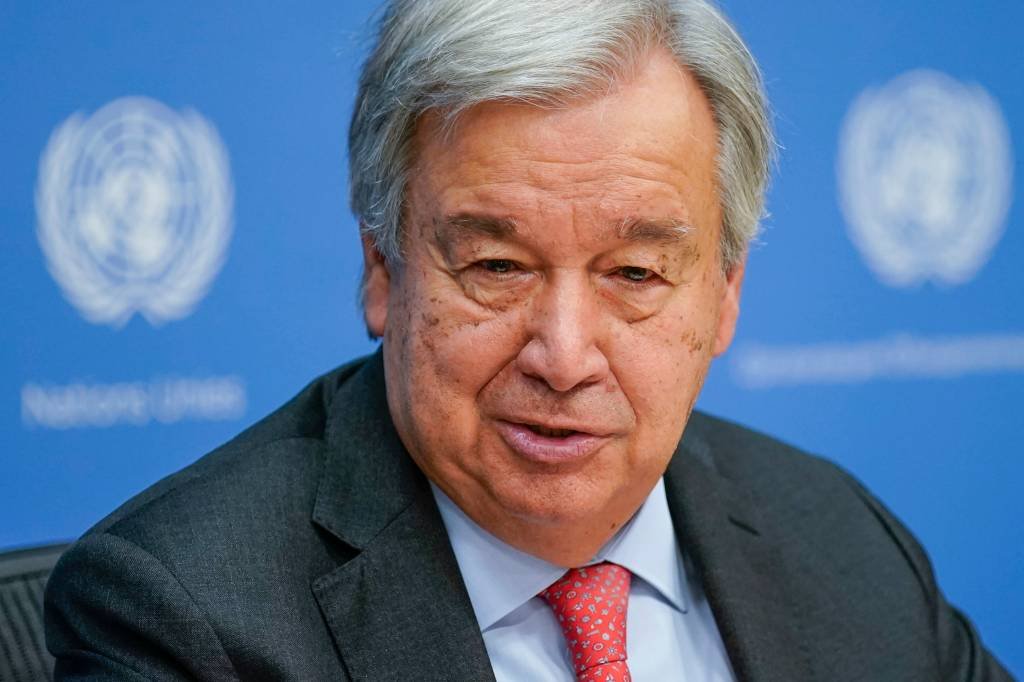 António Guterres: "Temos de acabar com a tripla crise planetária das alterações climáticas, da poluição e da perda de biodiversidade", disse secretário-geral da ONU (Eduardo Munoz Alvarez/VIEWpress/Getty Images)