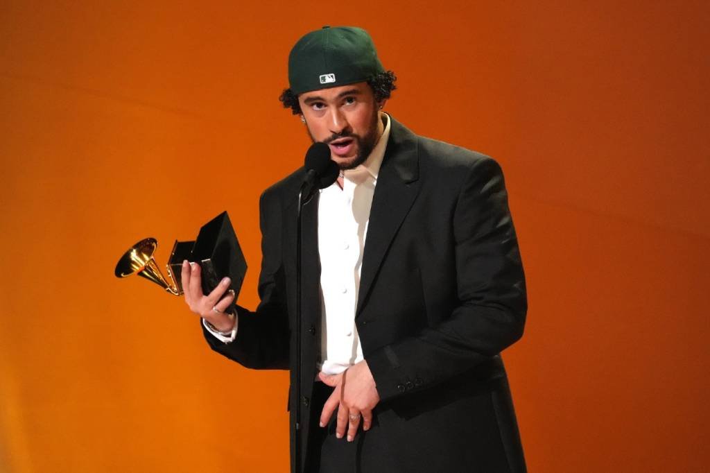Grammy Latino: Bad Bunny se destacou como artista indicado a 10 categorias no ano passado (Kevin Mazur/Getty Images)