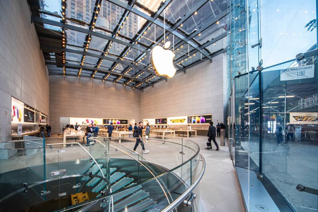 Apple enfrenta processo ligado a criptomoedas (Leandro Fonseca/Exame)
