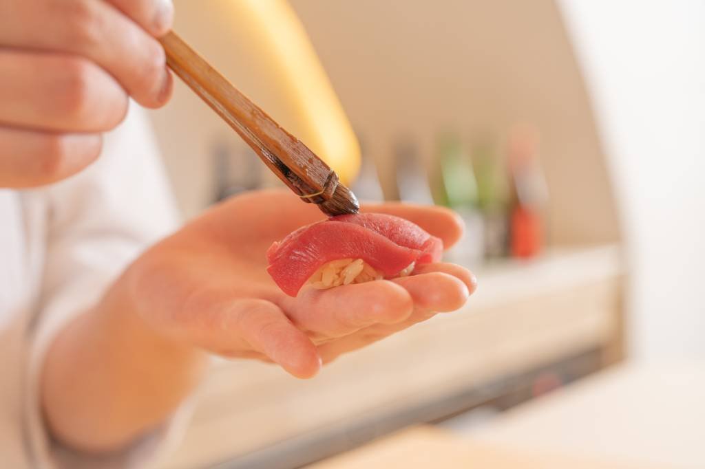 Sushi: no Kanoe o arroz é a estrela do cardápio que acompanha os sushis. (Divulgação/Divulgação)