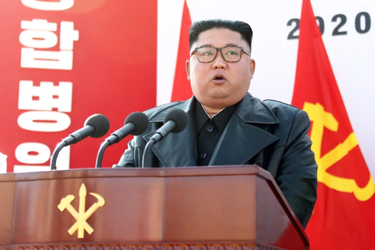 Coreia do Norte: Kim Jong-Un, líder do país  (Gamma Rapho/Getty Images)