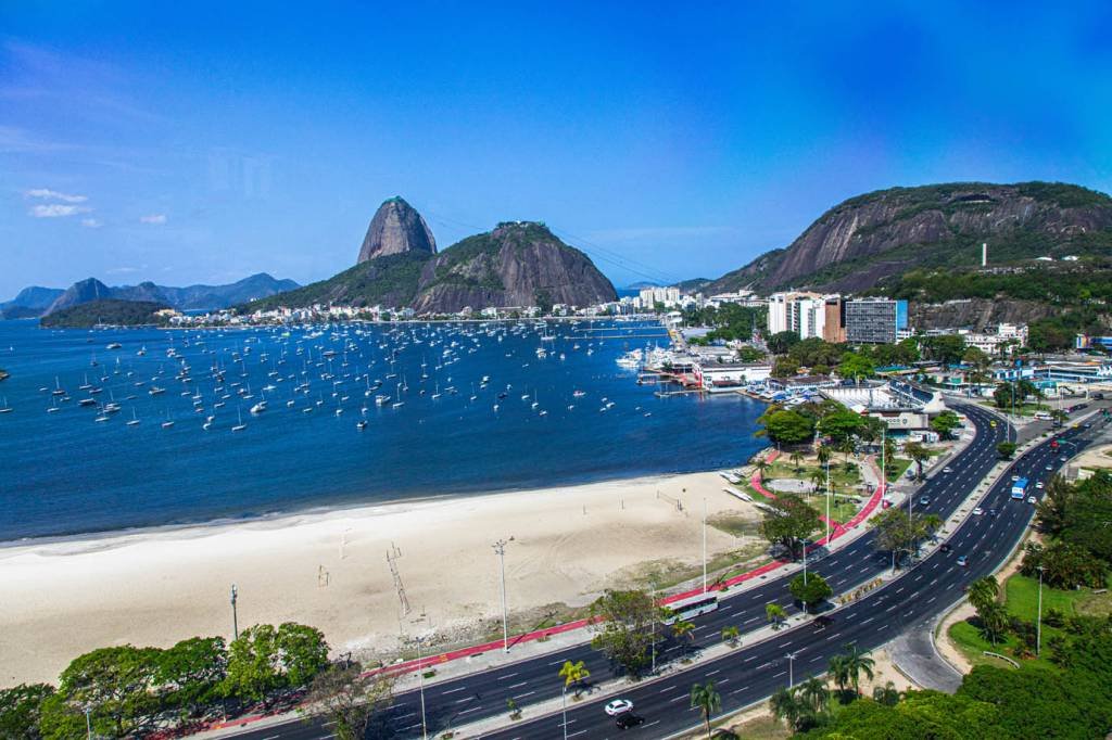 Pão de Açúcar, praia de Botafogo: Rio de Janeiro e São Paulo concentram a maior parte dos gastos. (Leandro Fonseca  /Exame)