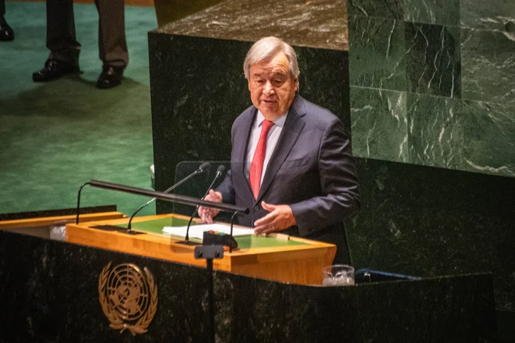 António Guterres: secretário-geral da ONU teme escalada no conflito na região (Leandro Fonseca /Exame)