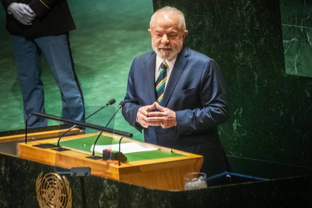 Lula: presidente brasileiro relembrou do seu primeiro discurso na ONU (Leandro Fonseca/Exame)