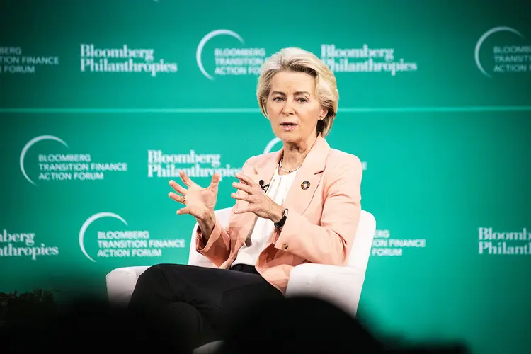 Futuro: Von der Leyen, que busca um novo mandato, já pediu uma "nova fase" do Pacto Verde com foco na "competitividade" (Leandro Fonseca/Exame)