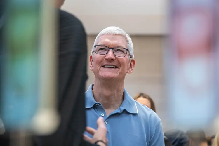 Tim Cook: Apple lucrou US$ 33,91 bilhões no último trimestre ( Leandro Fonseca/Exame)