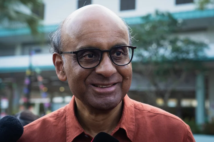 Singapura: ex-vice-primeiro-ministro Tharman Shanmugaratnam (Nicky Loh/Getty Images)