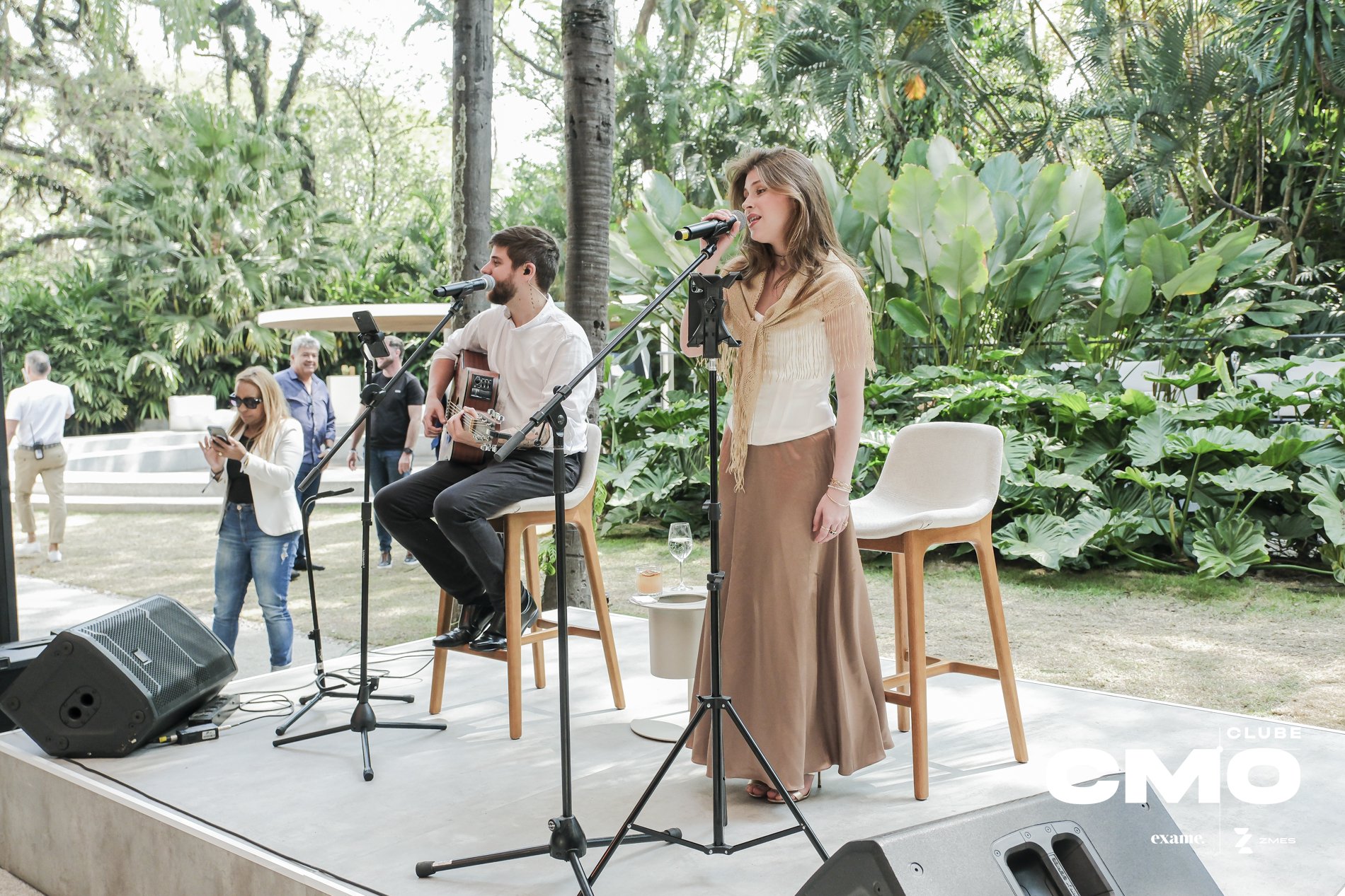 Banda se apresentou no Clube CMO.