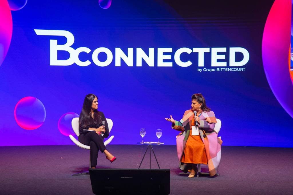 Lyana Bittencourt e Luiza Trajano na edição 2022 do BConnected: Conferência reuniu mais de 1.300 líderes de mercado presencialmente, mais de 1.000 em live streaming e 40 palestrantes em 16 horas de conteúdo (Divulgação/Divulgação)