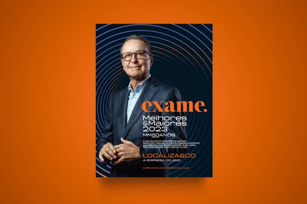 Nova edição da revista EXAME: Localiza é escolhida empresa do ano no Melhores e Maiores.  (Leandro Fonseca/Exame)