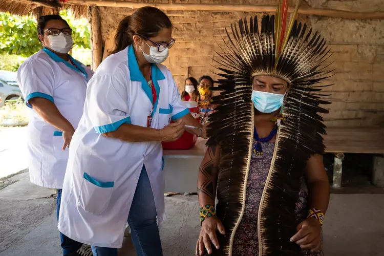 Saúde: decisão da pasta afeta distritos indígenas no Leste de Roraima e do território Ianomâmi (Buda Mendes/Getty Images)