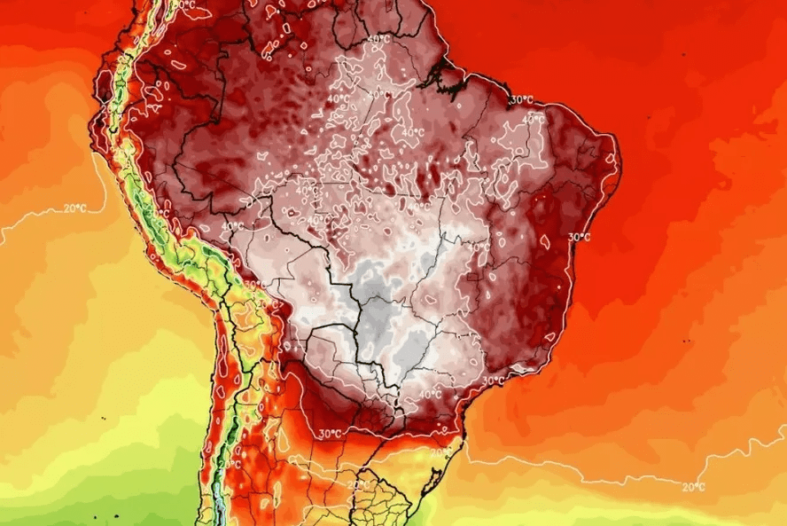 A onda de calor no Brasil é apenas um dos muitos sinais que alertam para a importância da preservação e recuperação do meio ambiente (MetSul/Divulgação)