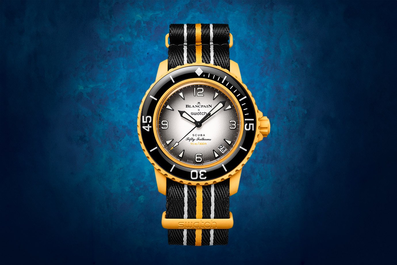 A Swatch lan a rel gio com a Blancpain. E custa s 390 euros Exame