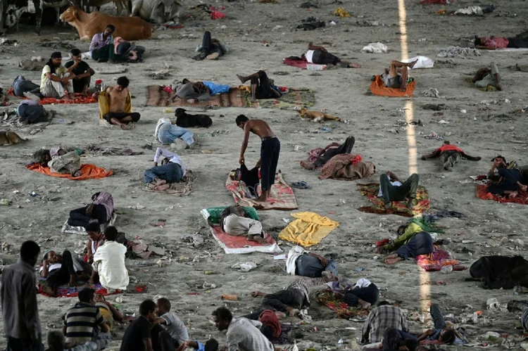 Ásia e Oceania: ondas de calor estão entre os perigos naturais mais letais e, a cada ano, provocam centenas de milhares de mortes (AFP/AFP Photo)