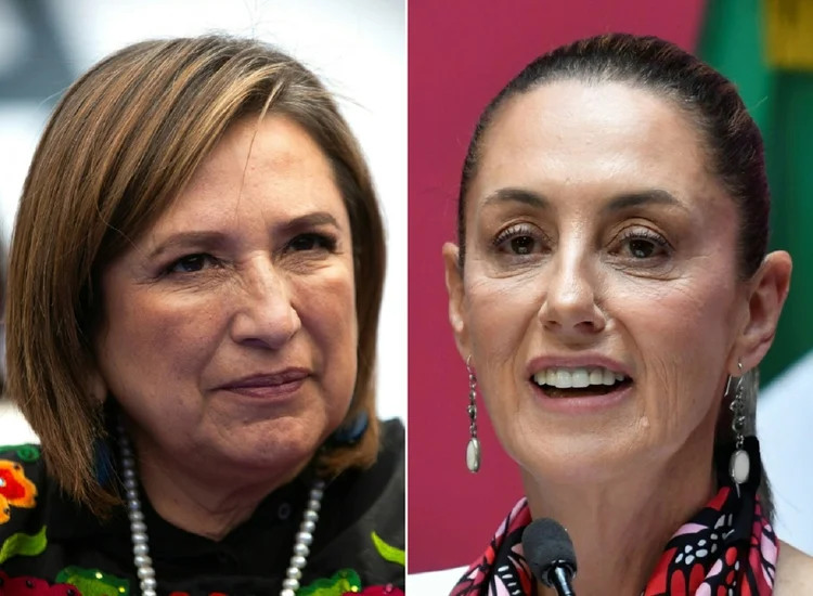 Sheinbaum e Galvez: Sem um terceiro candidato no horizonte, tudo indica que, pela primeira vez, duas mulheres disputarão a Presidência do México (AFP/AFP)