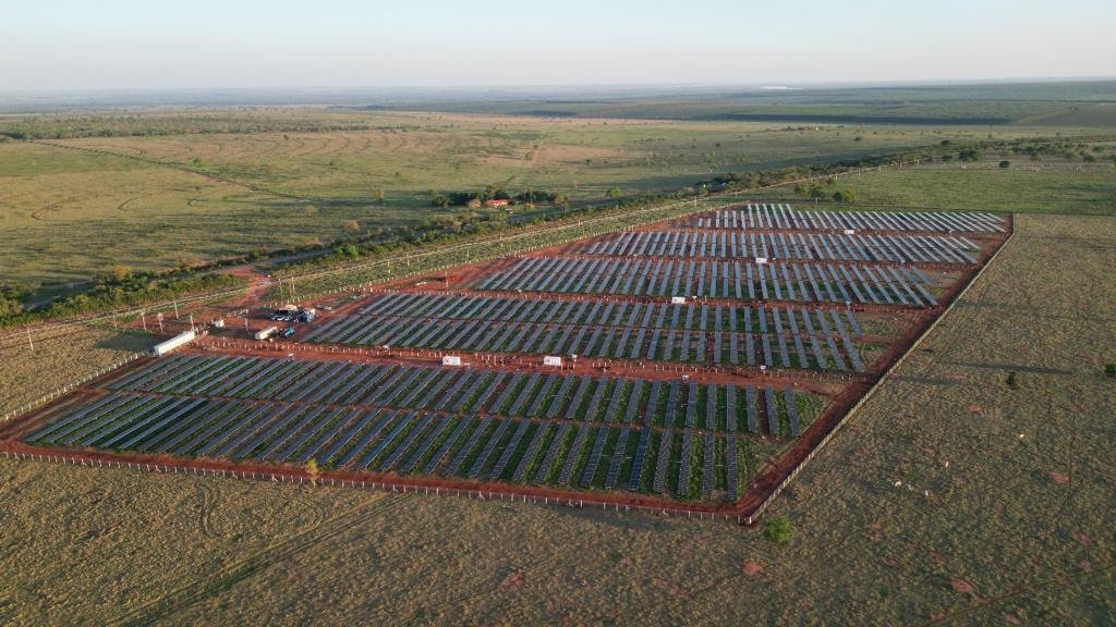 Fazenda Solar da Delta Energia, localizada em Três Lagoas (MS)