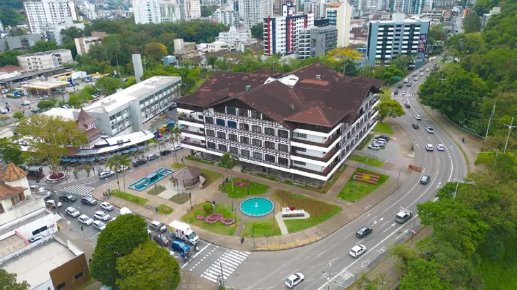 SC: chuva atinge diversas cidades do estado (Michele Lamin/prefeitura Blumenau/Divulgação)