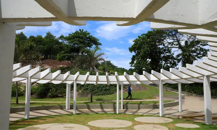 Prefeitura do Rio entrega reforma do Parque Garota de Ipanema, no Arpoador. (Fabio Motta/ Pref. RJ/Agência Brasil)