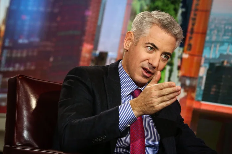 Ackman também levantou preocupações sobre a idade de Biden e a capacidade de derrotar Trump nas eleições gerais (Christopher Goodney/Bloomberg)