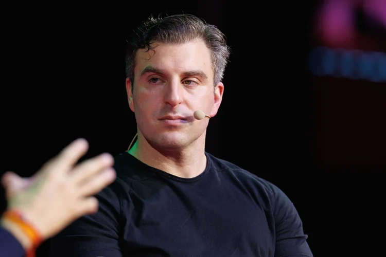 Brian Chesky, CEO do Airbnb: "Precisamos arrumar nossa casa" (Giuliano Berti/Bloomberg)