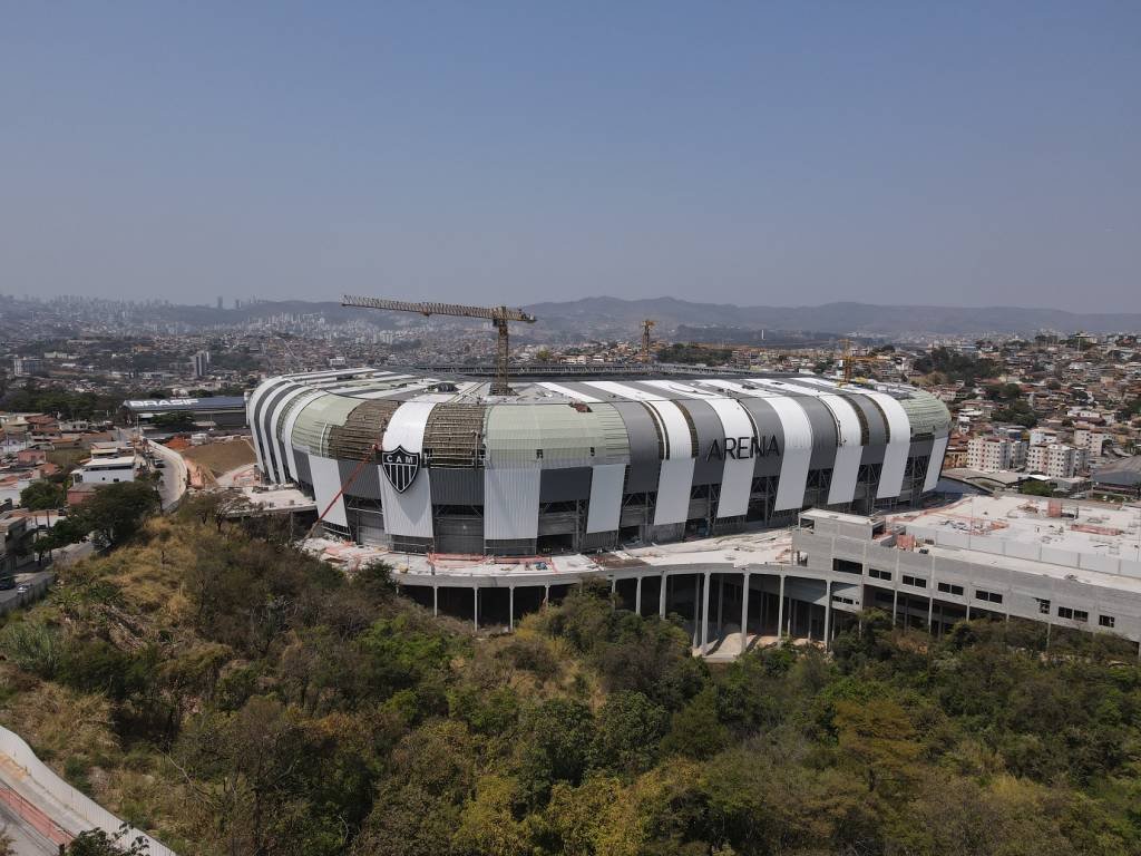 Atlético MG na Arena MRV: Em sua nova casa, o clube mantém faturamento médio de quase R$ 2 milhões (Arthur William/Agência Espacial Comunicação/Flickr)