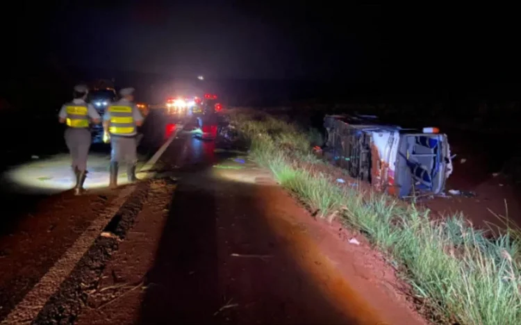 A ocorrência foi registrada às 16h49 na altura do km 190 (Werlon Cesar/EPTV/Reprodução)