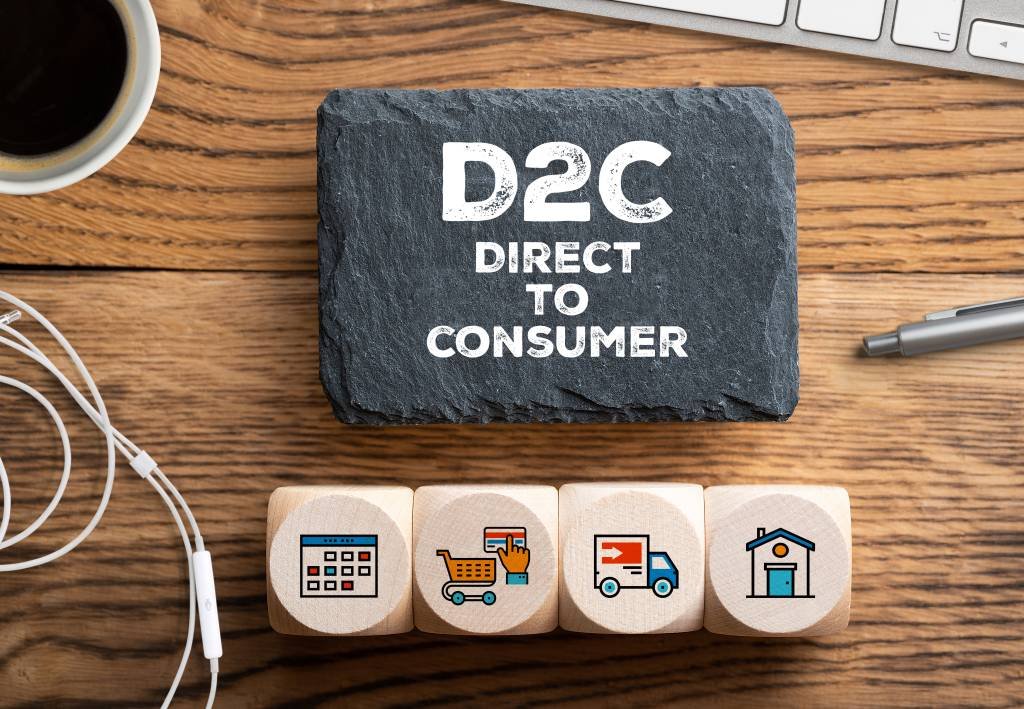 D2C (direct to consumer) é a sigla para venda direta aos consumidores finais (AdobeStock/Reprodução)