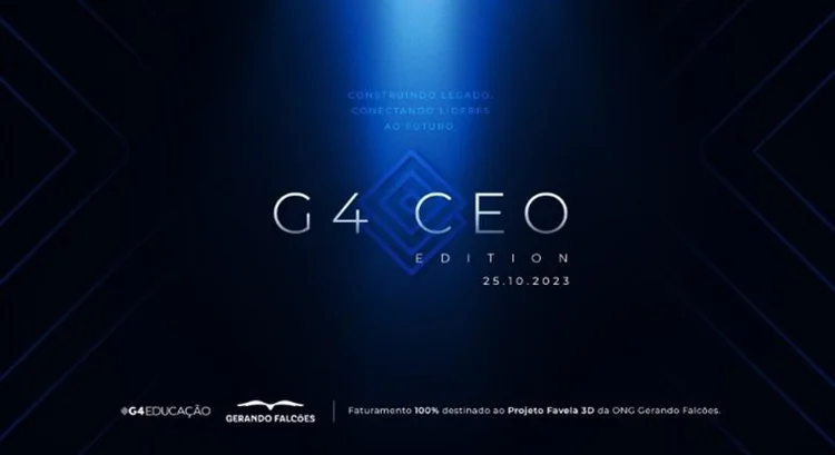 G4 CEO Edition terá renda revertida para a ONG Gerando Falcões (G4/Reprodução)