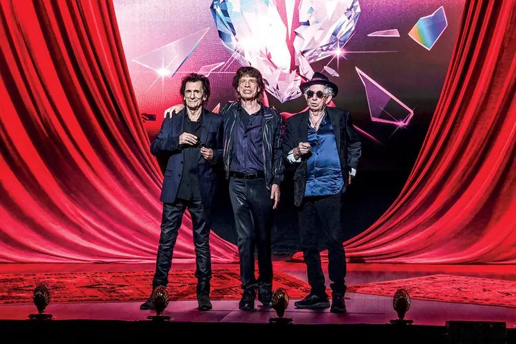 Os Rolling Stones: colaboração de Paul McCartney e Elton John. (Dave Benett/Getty Images)