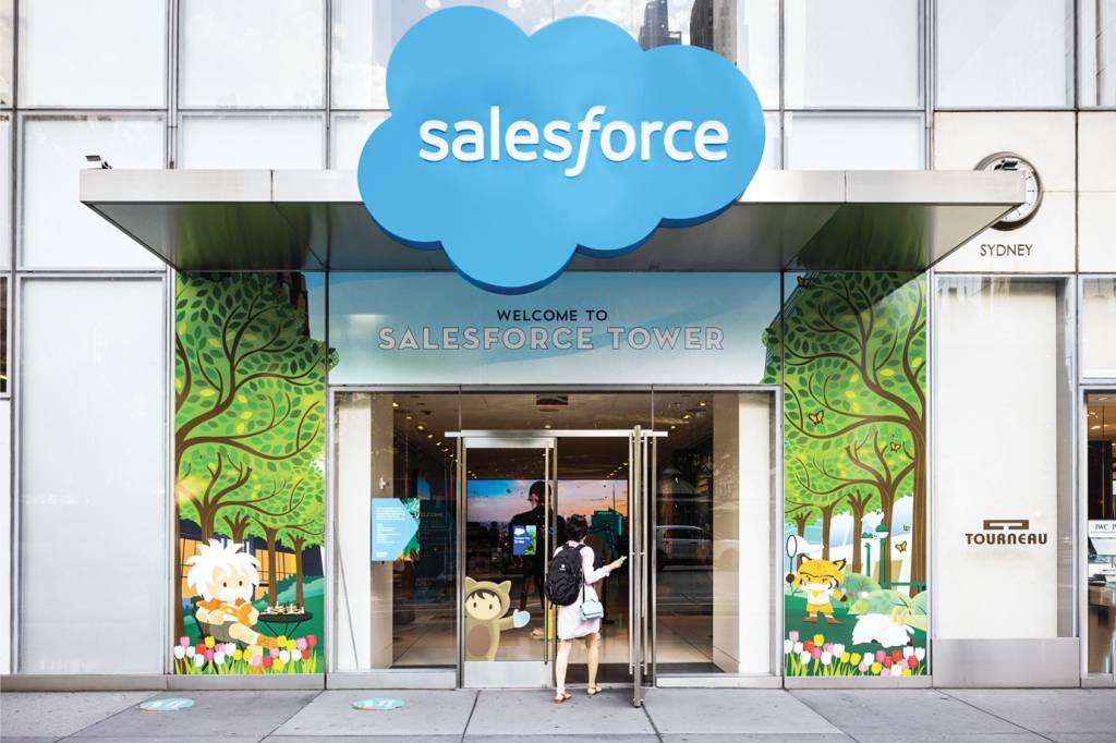Salesforce Tower: os softwares da empresa ajudam a integrar as áreas  (Divulgação/Divulgação)