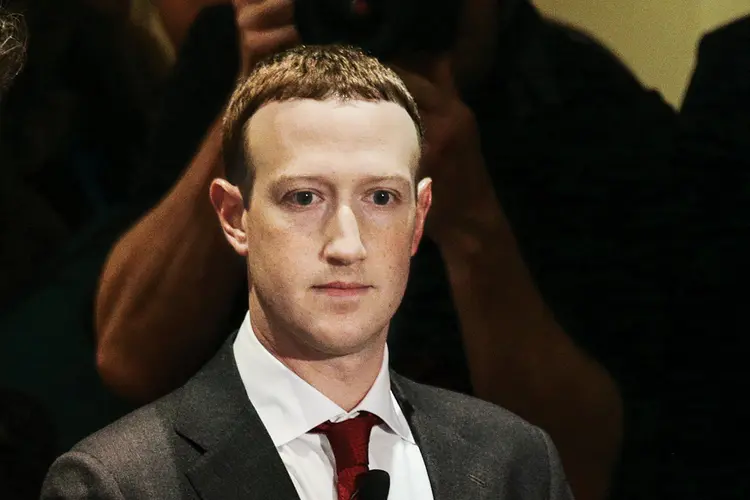 Mark Zuckerberg, CEO da Meta: corrida para entregar a IA mais poderosa  (Anadolu Agency/Getty Images)