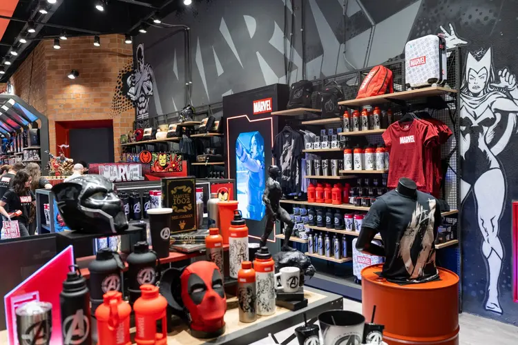 A loja da Marvel fica em Campinas (Marvel Store/Divulgação)