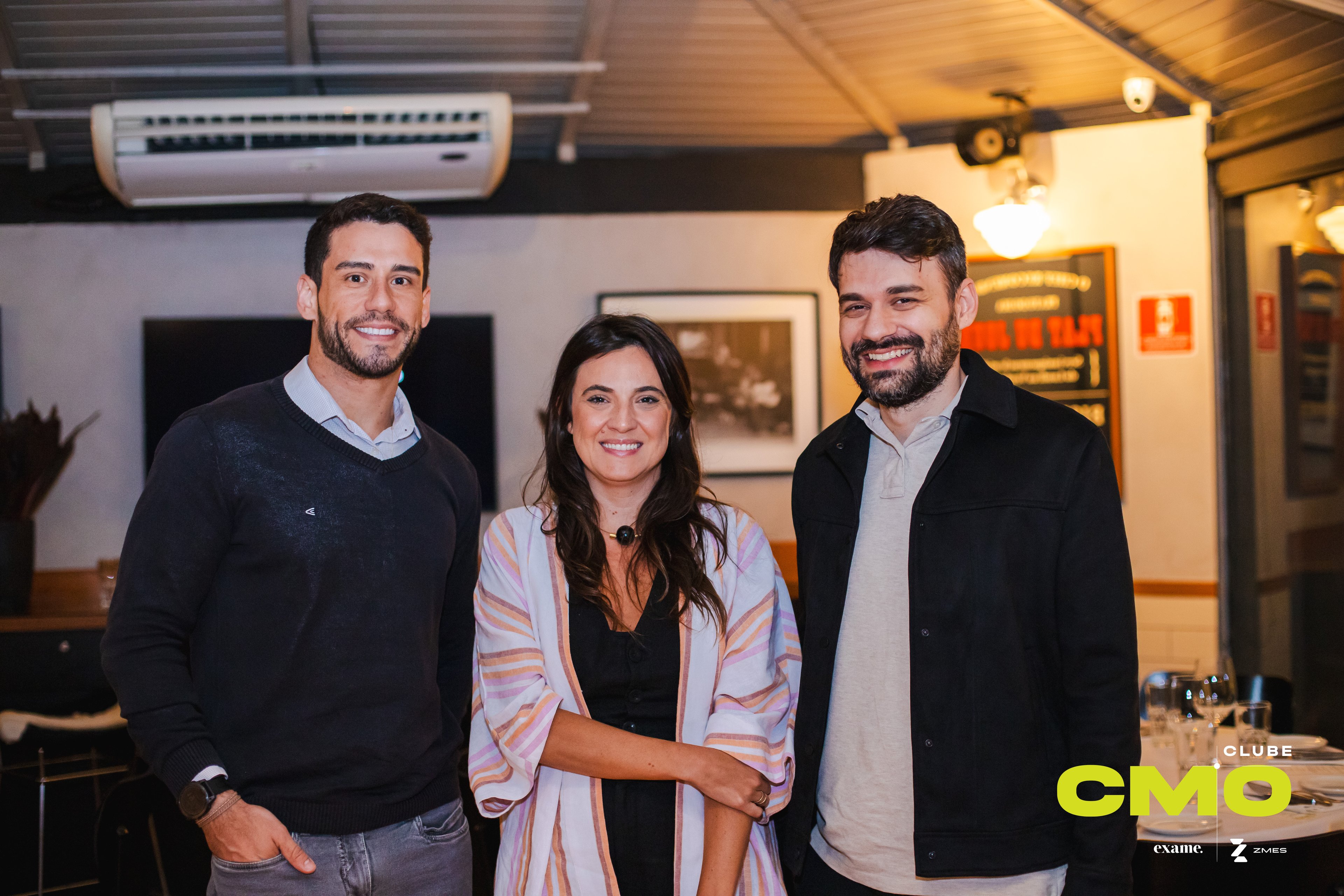 Davi Cortez, Juliene Nigro, e Henrique Makauskas