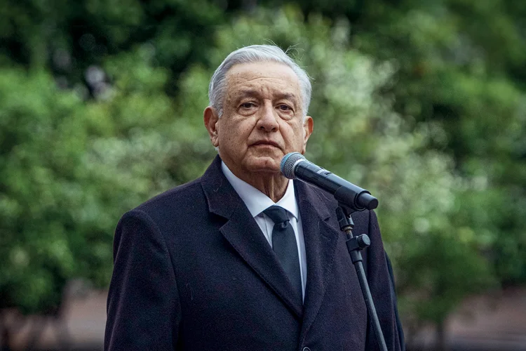 Andrés Manuel López Obrador, presidente do México (Lucas Aguayo Araos/Anadolu Agency//Getty Images)