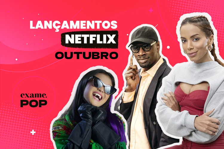 Veja o que chega ao catálogo da Netflix em outubro (Netflix/ Montagem/Exame)