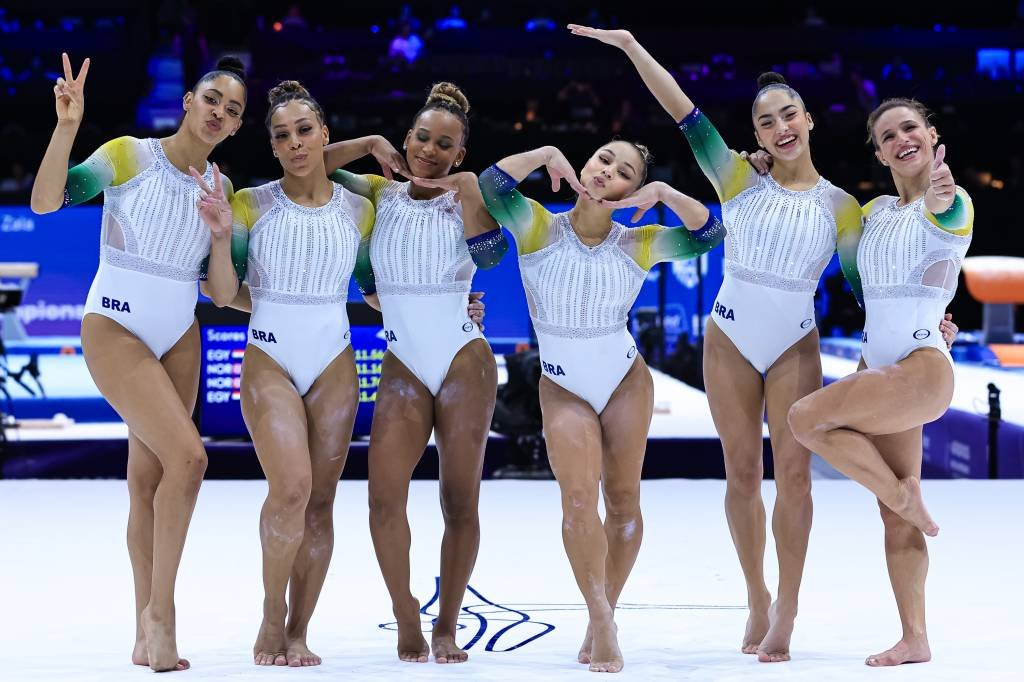 Ginástica artística: Rebeca Andrade é prata no mundial