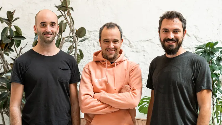 Pau Ramon, Bernat Farrero e Jordi Romero, da Factorial: vamos expandir as aquisições (Factorial/Divulgação)