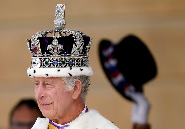 Rei Charles 3º, no dia de sua coroação, em maio de 2023 (Andrew Milligan - WPA Pool/Getty Images)