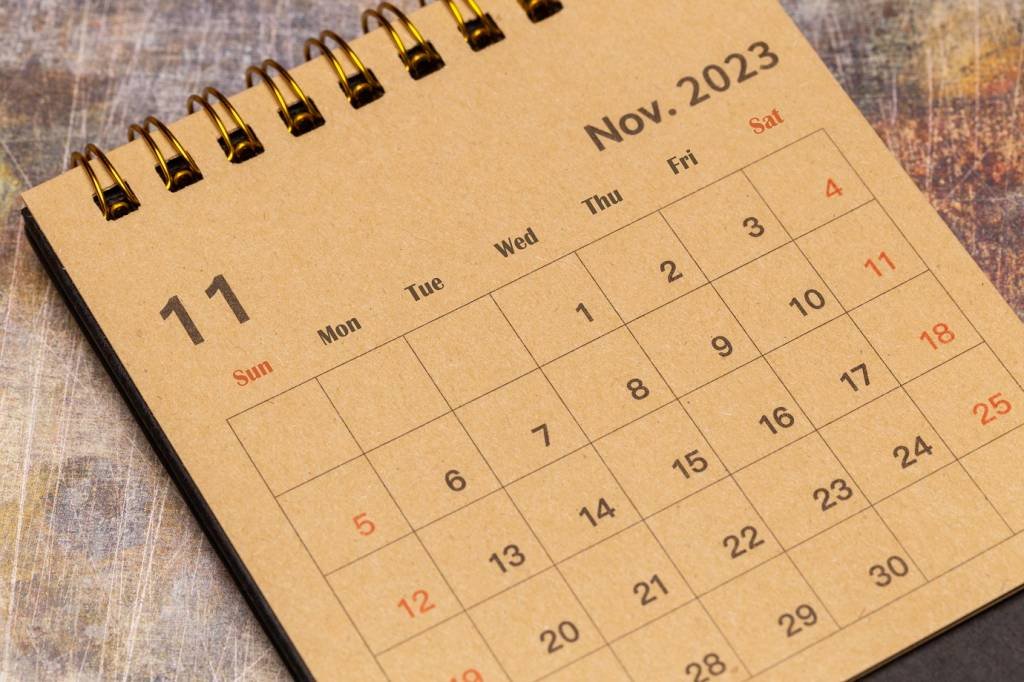 Conheça as datas comemorativas e feriados de novembro de 2023